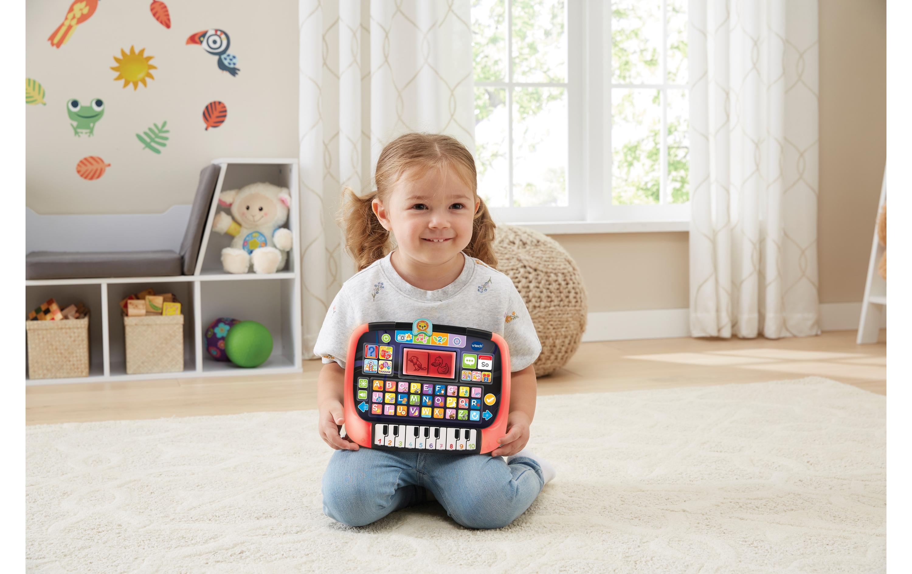 Musikspielzeug Lern- und Musiktablet -DE-Sprechendes, musikalisches Tablet mit Beleuchtung