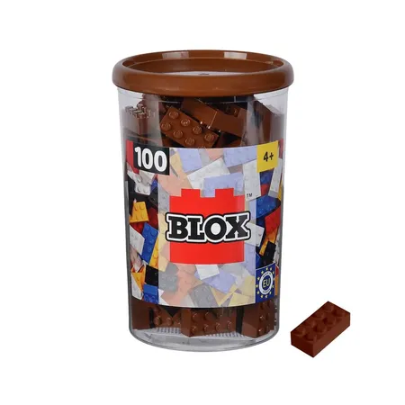 Simba Blox 100 braune 8er Steine in Dose