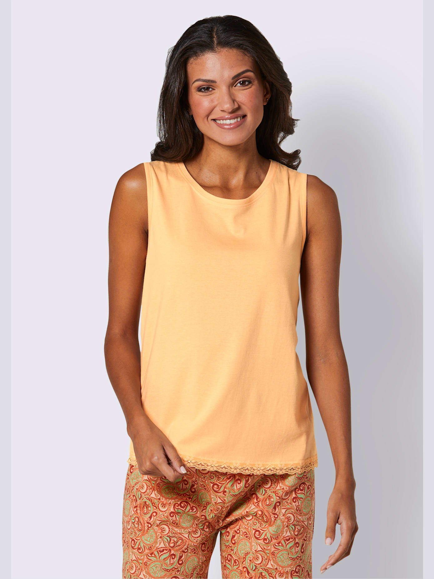 Pyjama-t-shirt jersey fin