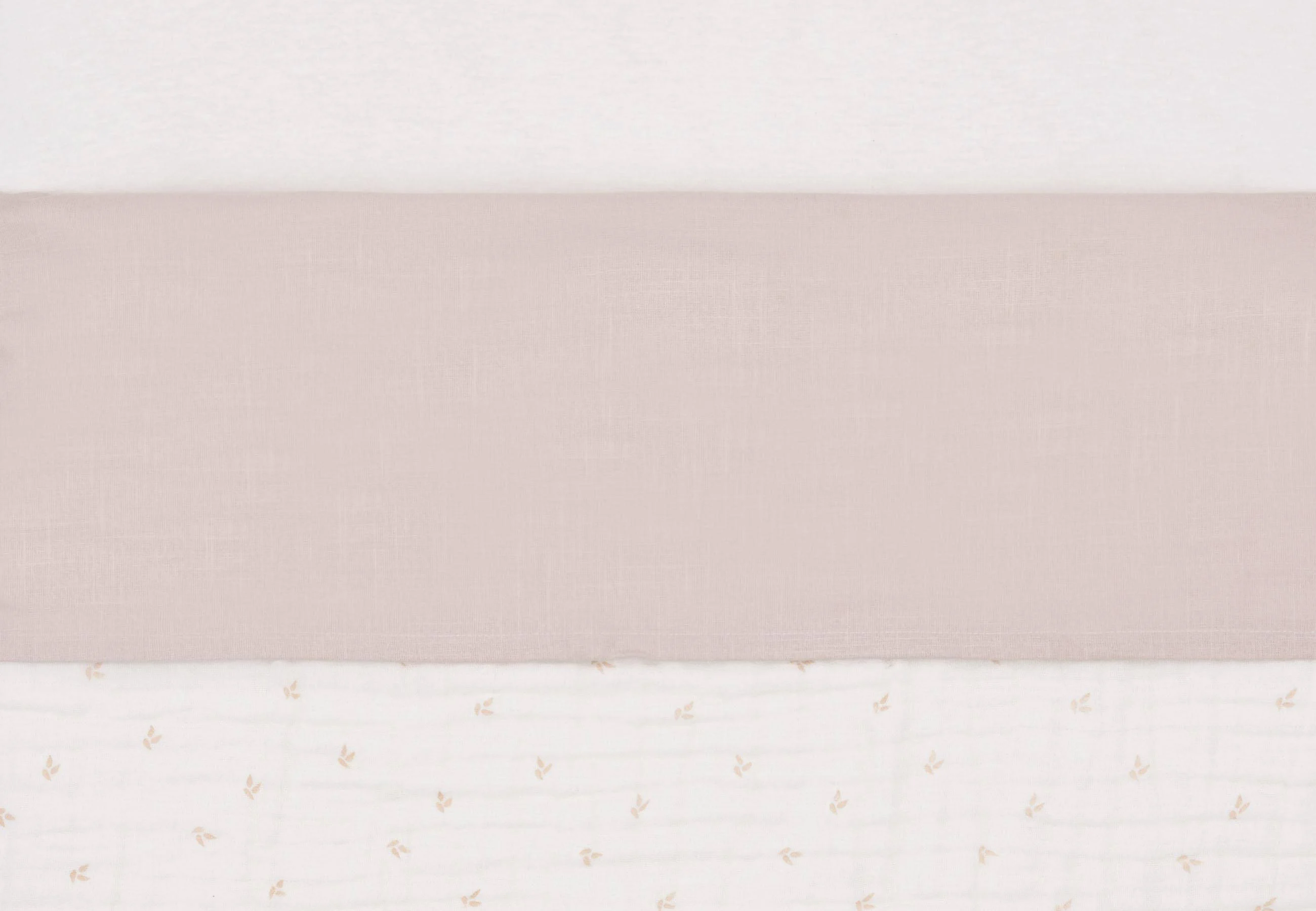 Jollein wieglaken Slub Nougat