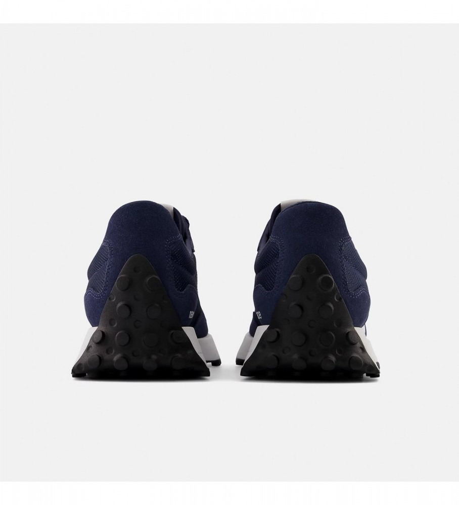Tênis New Balance de couro 327 azul marinho