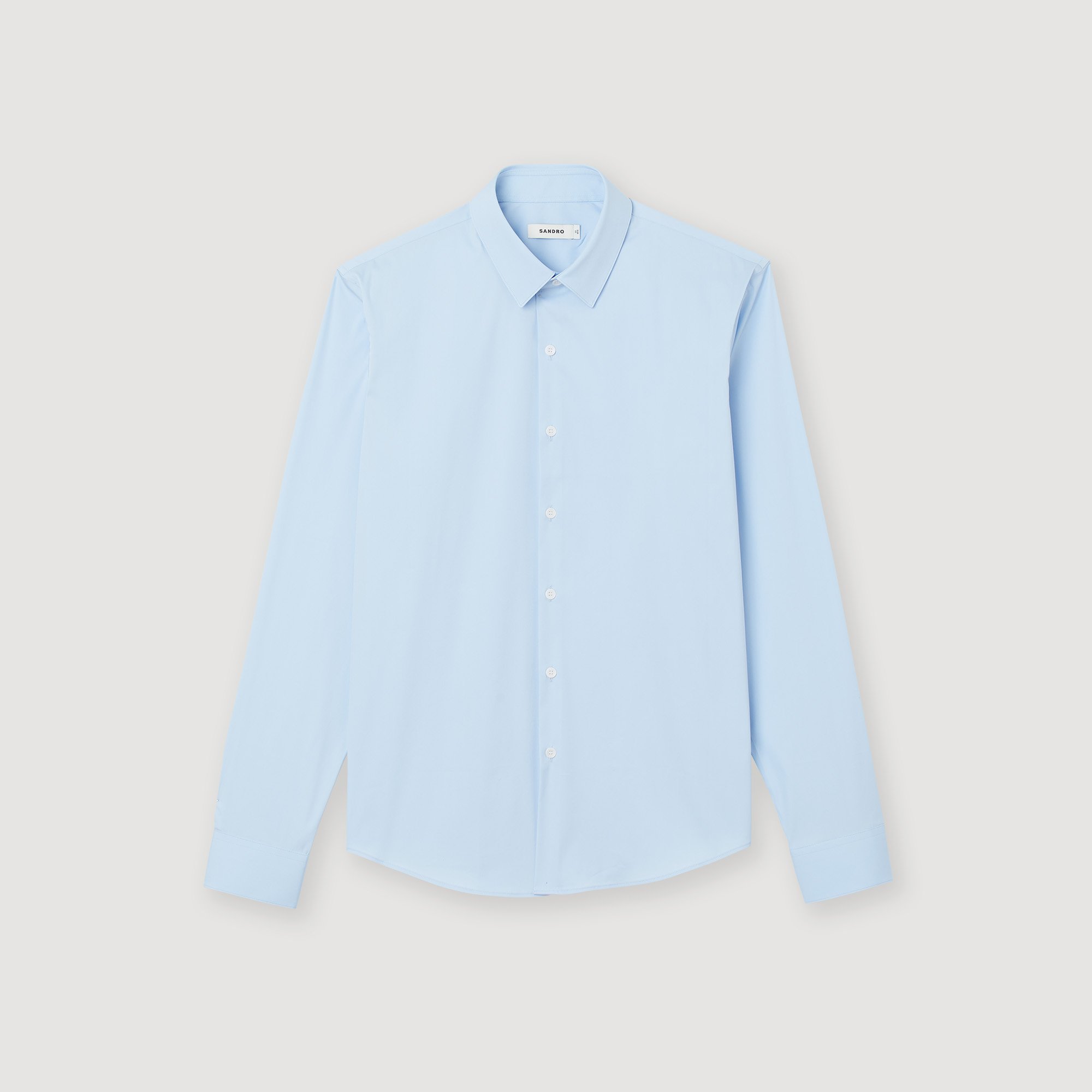 Chemise ajustee en coton stretch