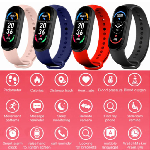 Rastreador de atividades físicas inteligente Klack para corrida, compatível com iPhone, Xiaomi, Huawei e Samsung.
