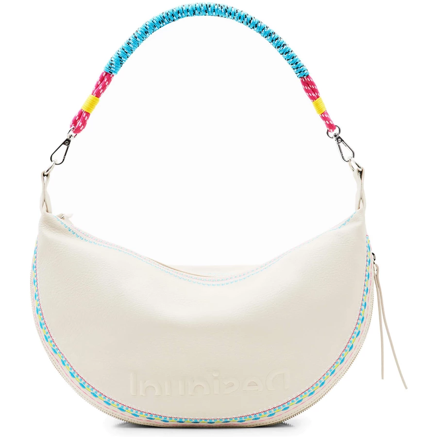 Desigual Raven Kuwait - Schultertasche 47 cm raw white