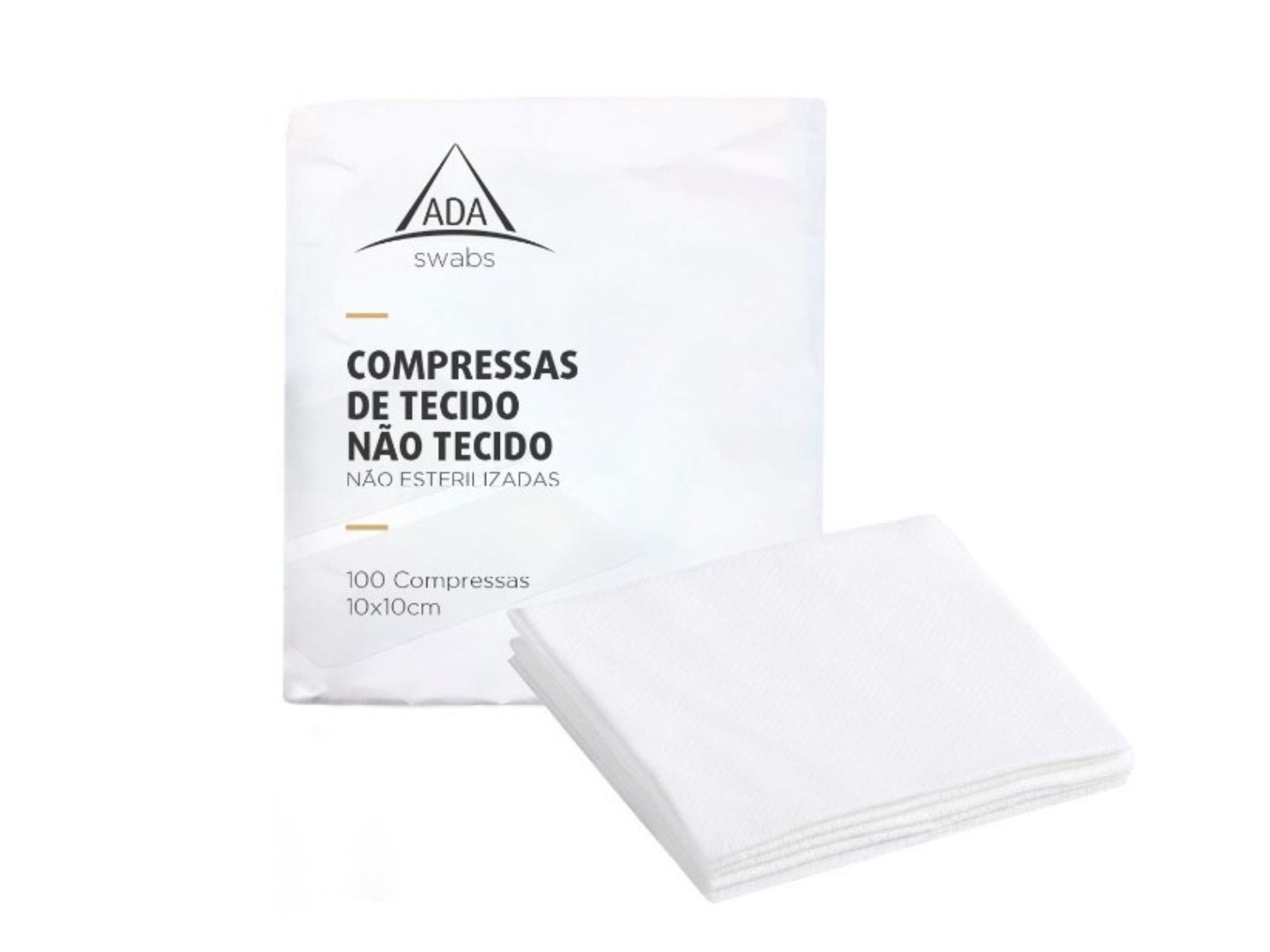 COMPRESSA ADA TNT NÃO ESTERILIZADA 10X10 100UN