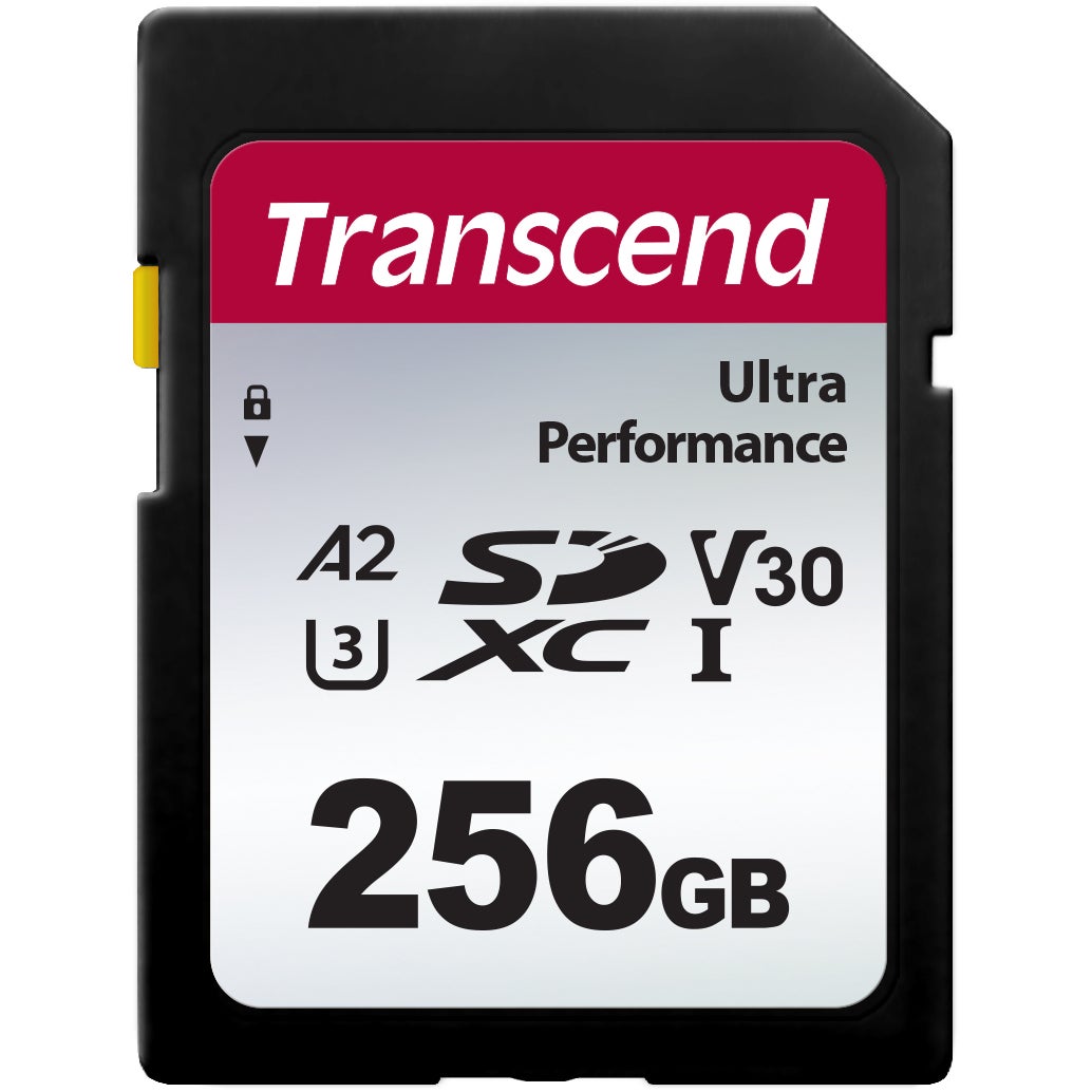Transcend UHS-I U3 A2 SDXC 340S SD kaart 256 GB