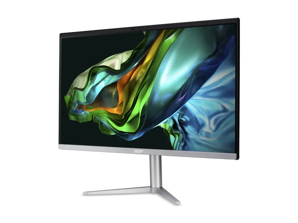 Acer Aspire C 24 C24-1300 - Alt-i-én Ryzen 3 7320U / op til 4.1 GHz - RAM 8 GB - SSD 256 GB - Radeon 610M - IEEE 802.11ax (Wi-Fi 6E), Bluetooth, Gigabit Ethernet - Win 11 Home - skærm: LED 23.8