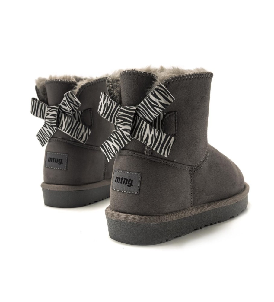 Botas infantis casuais Mustang Sky cinza