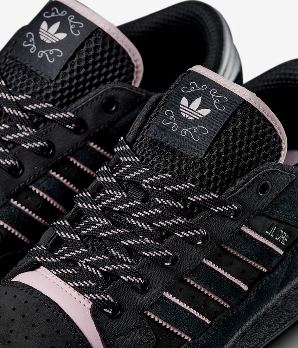 adidas Skateboarding x Lil Dre Centennial 85 Lo ADV Schuh (core black clear pink)