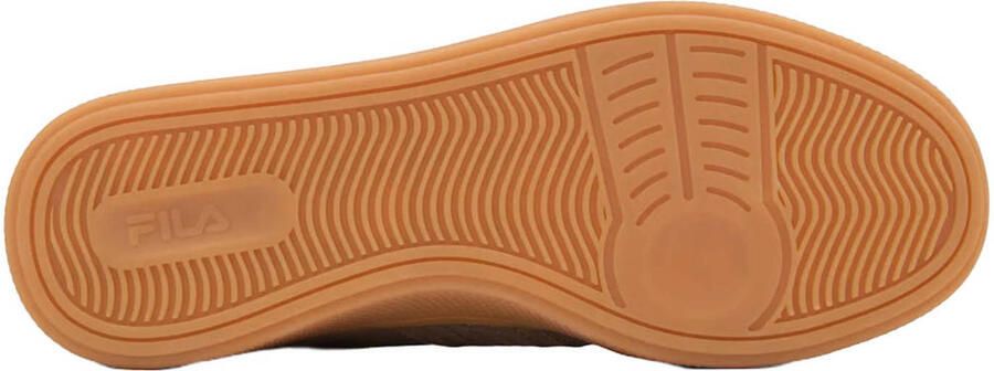 Fila leren sneakers taupe