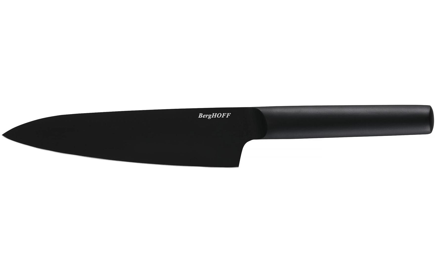 Kochmesser Boron 19.5 cm, SchwarzMultifunktionsmesser mit breiter Klinge