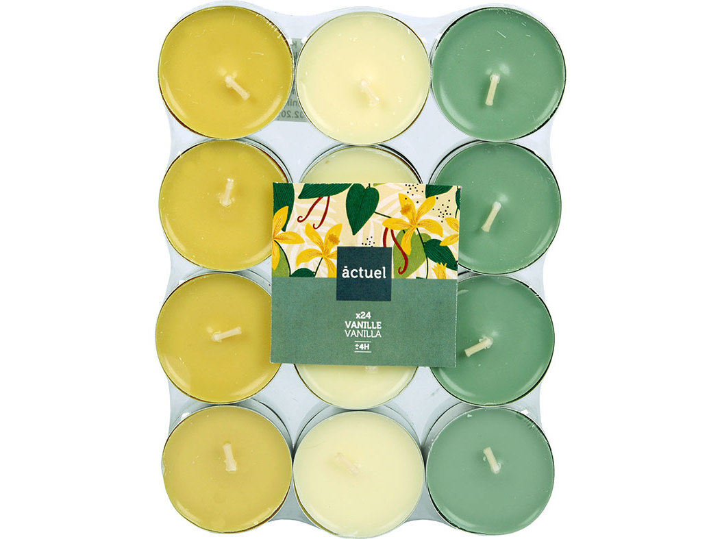TEALIGHTS AROMÁTICO ACTUEL BAUNILHA