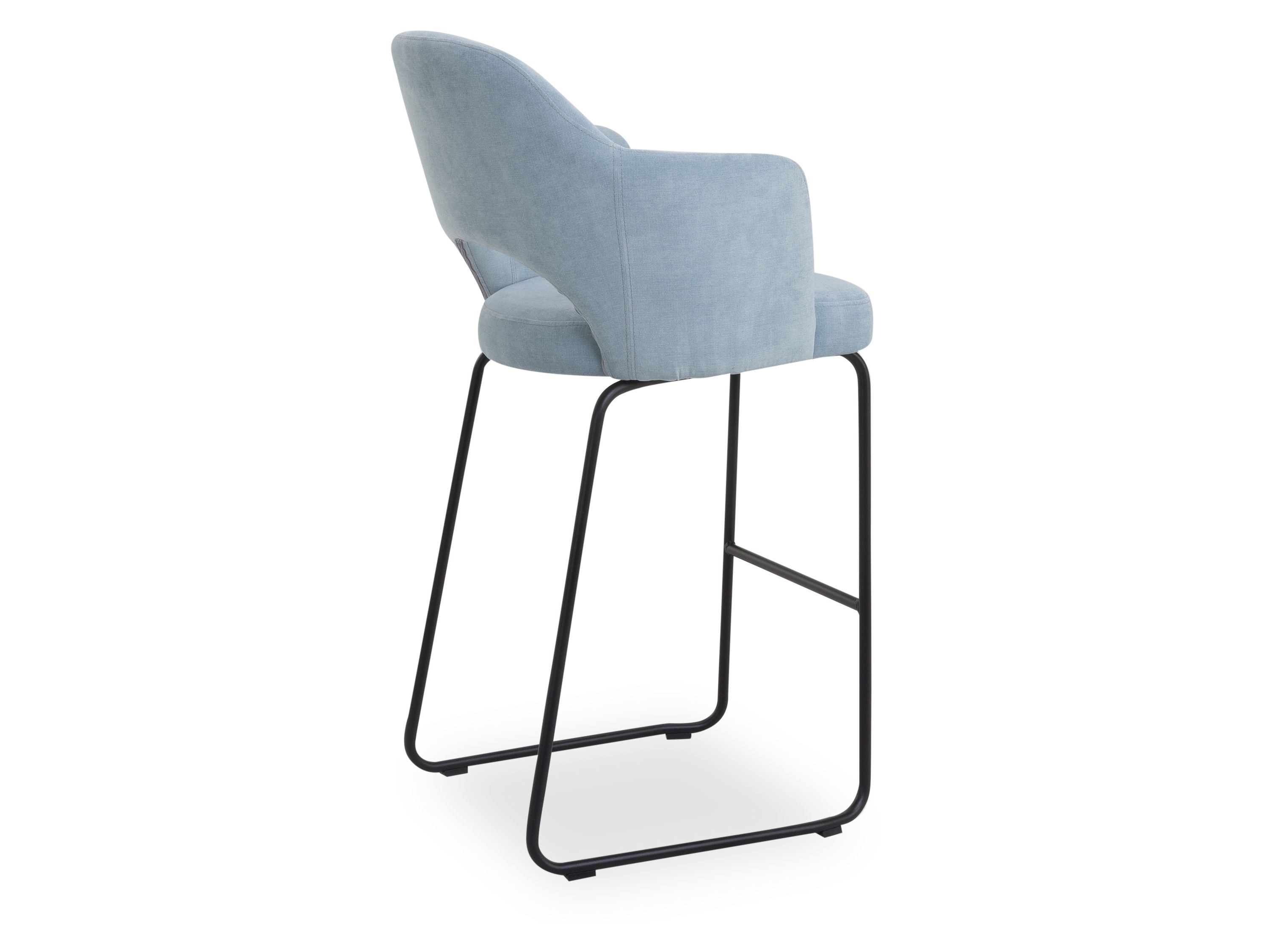 Barhocker SANSIBAR TINNUM 300 dark grey fest - nicht drehbar