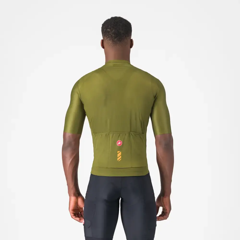 Castelli Unlimited Entrata 3 Fietsshirt Korte Mouwen Groen Heren