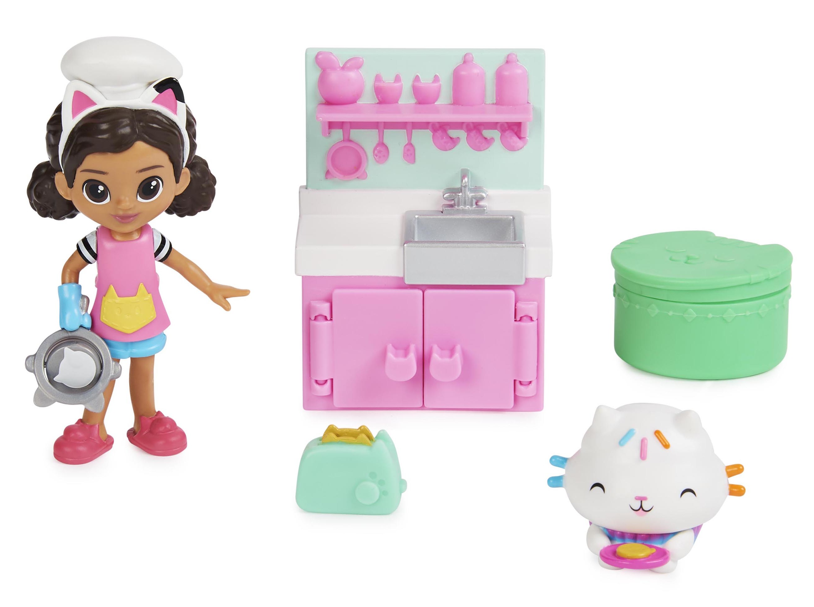CONJUNTO DE FIGURAS COM ACESSÓRIOS GABBYS DOLLHOUSE MODELOS SORTIDOS