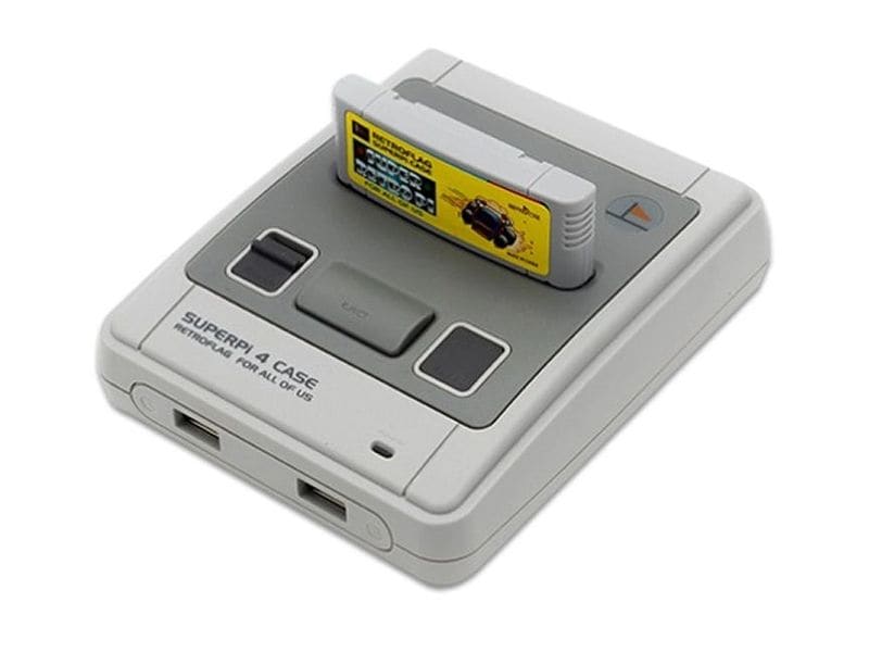 HutoPi Gaming Kit Raspberry Pi 4, 4 GB Retrogaming SNES Set Retrogaming-Konsole auf Raspberry Pi 4 Basis