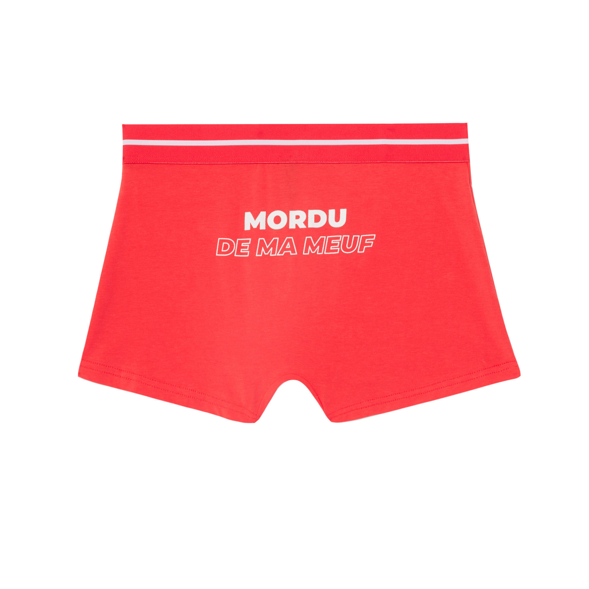 Boxer à message en coton
