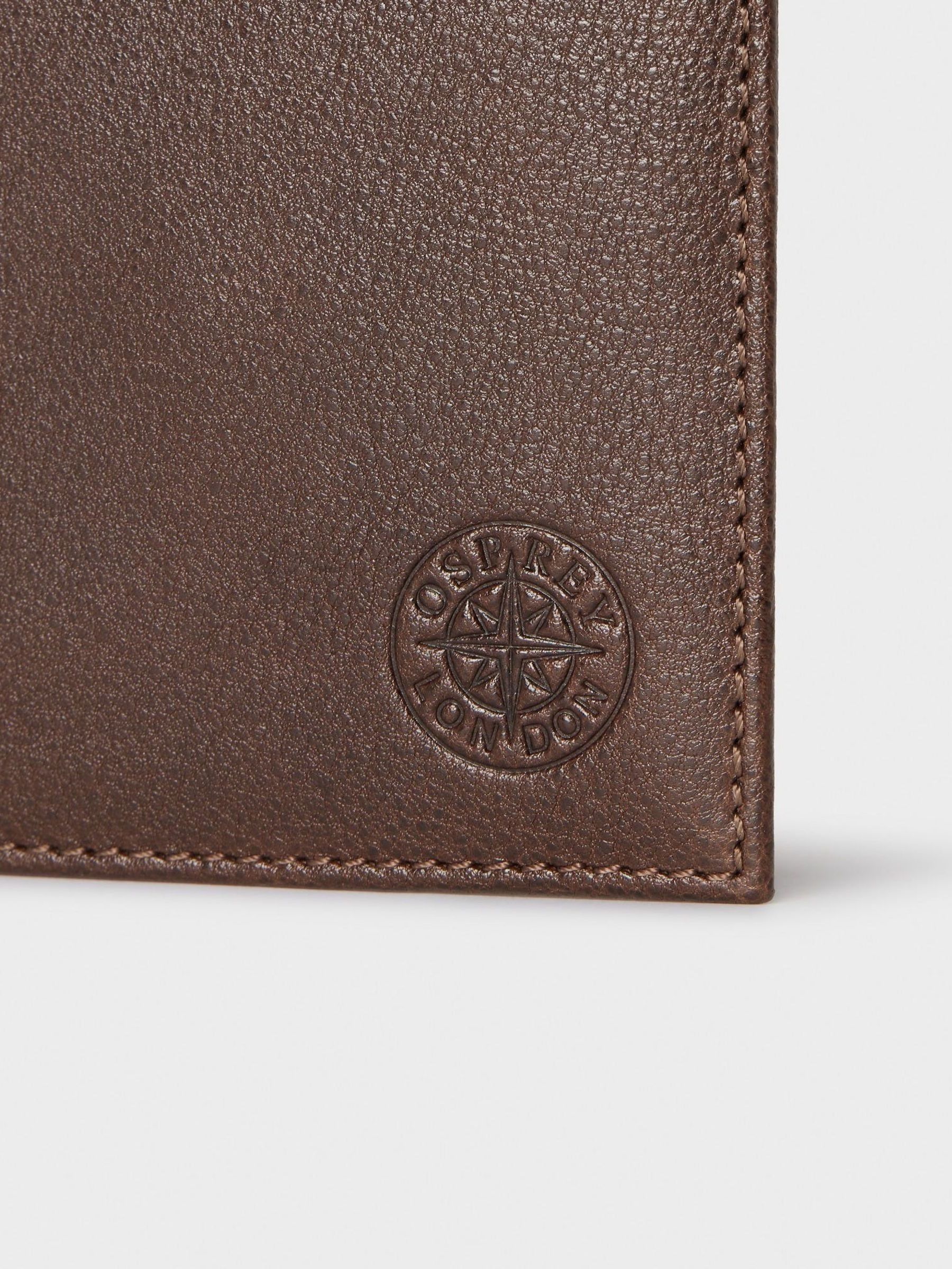 Osprey London The Compass Leather Passport Holder