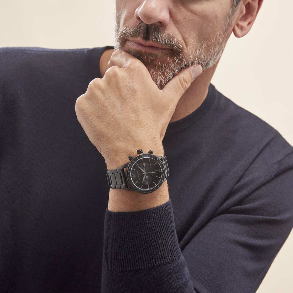Montre Emporio Armani Noir