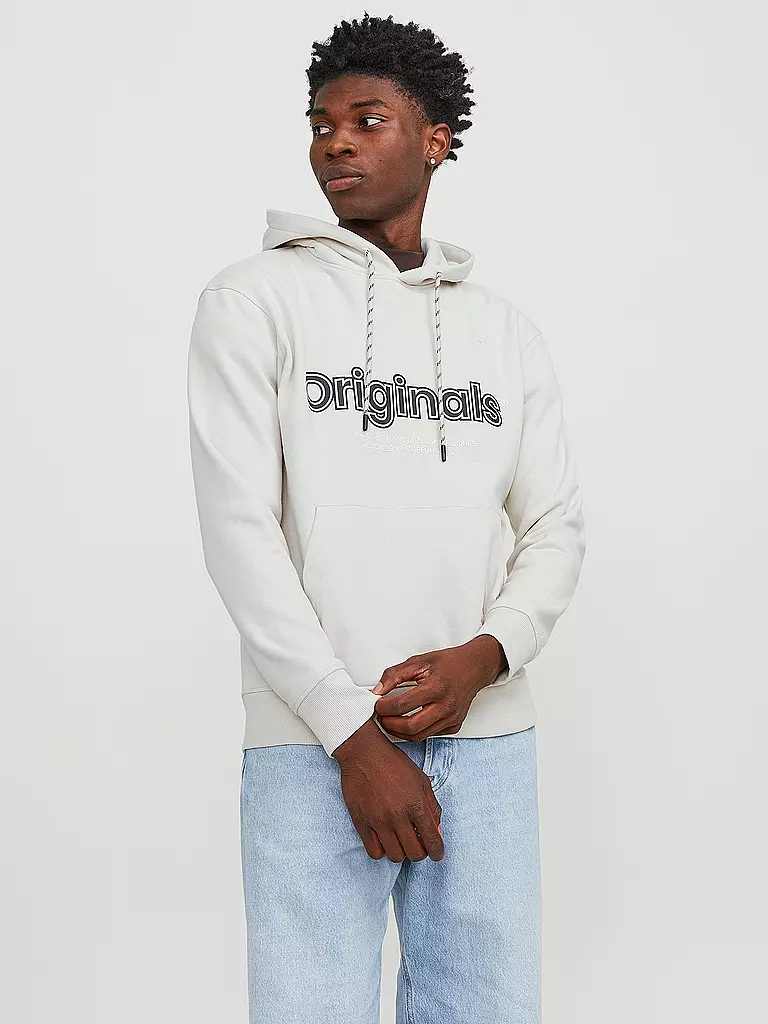 JACK & JONES Kapuzensweater - Hoodie JORLAKEWOOD beige