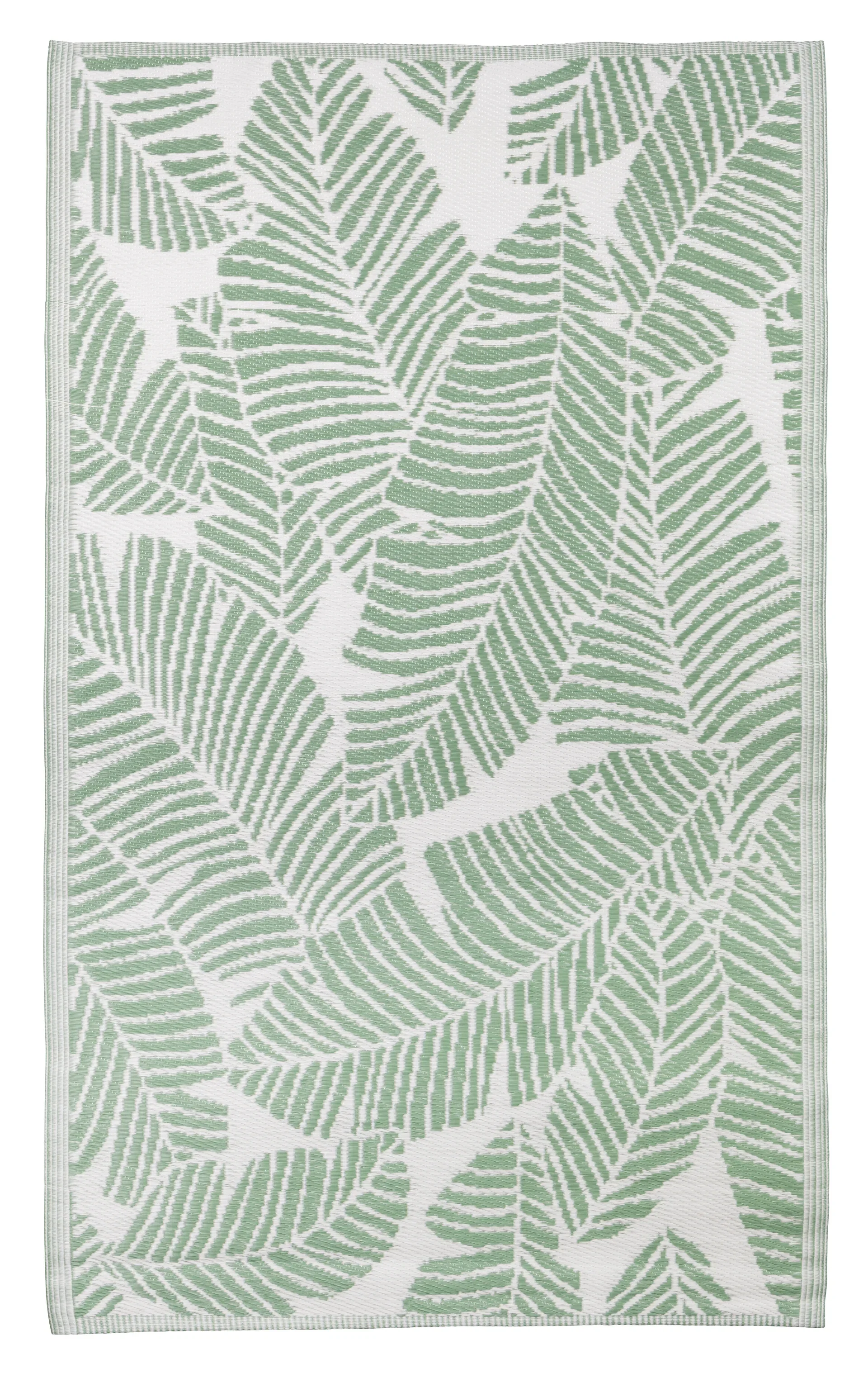 Uteteppe Green Leaves Lengde 200 cm