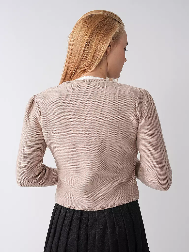 GOTTSEIDANK Trachtenstrickjacke MIRL beige