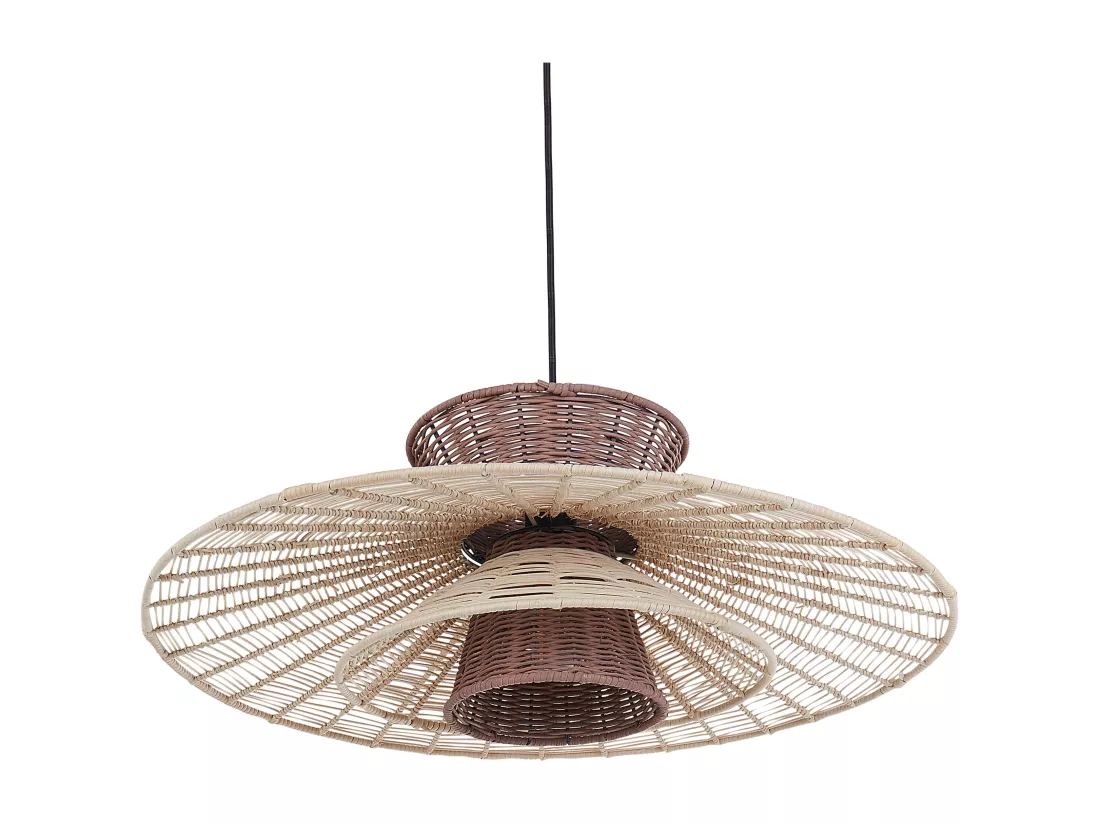 Lampe suspension KABOMPO Rotin Marron