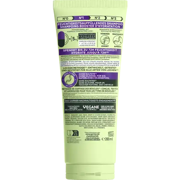 Locken Methode Feuchtigkeitsauffüllendes Shampoo