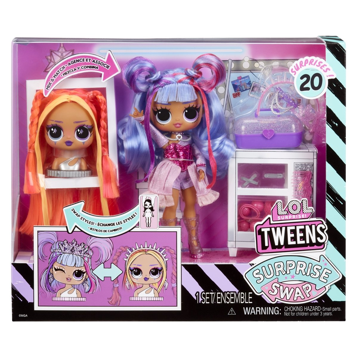 Coffret LOL suprise poupée Tweens Swap surprise - Bailey