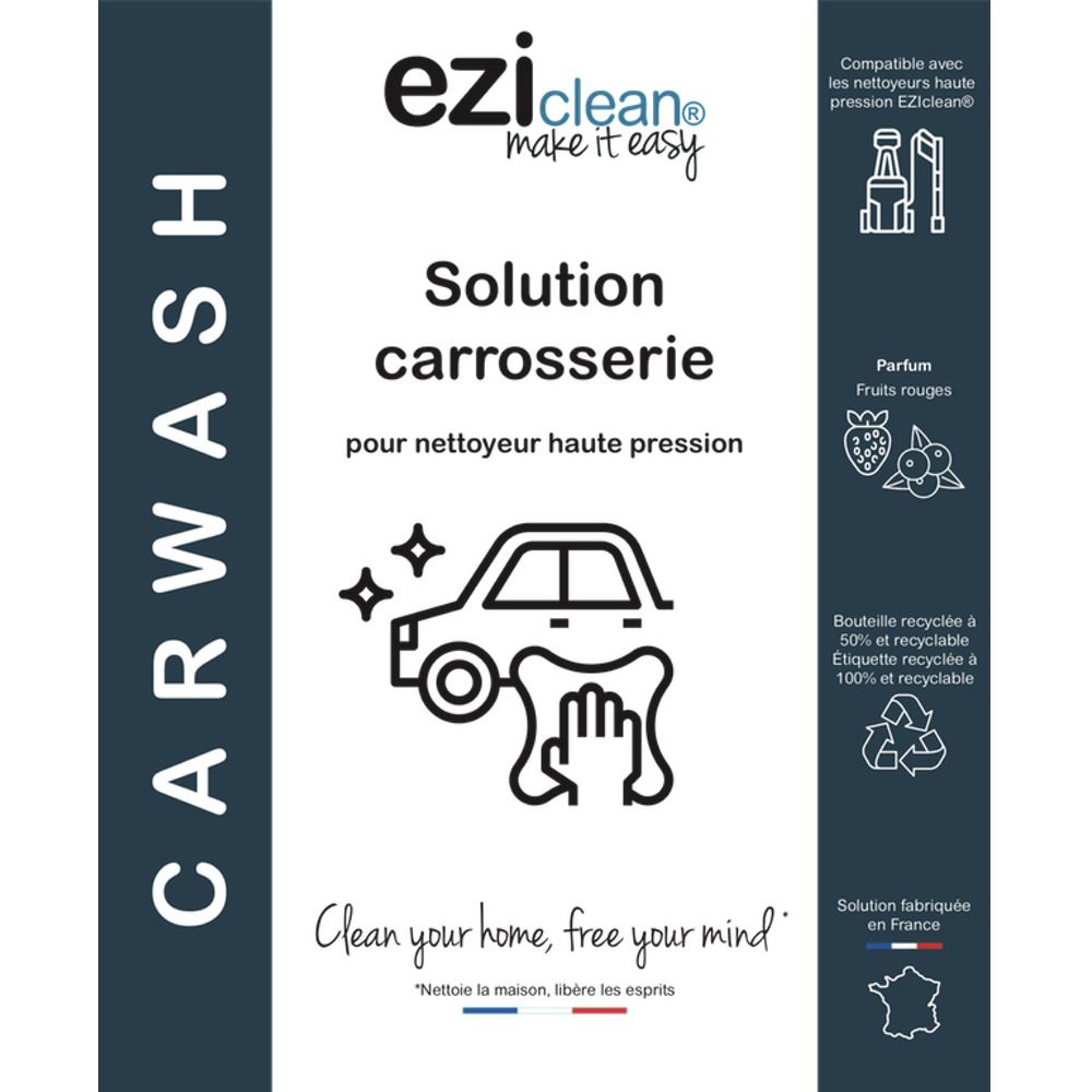 Solution carrosserie eziclean® carwash pour nettoyeur haute pression