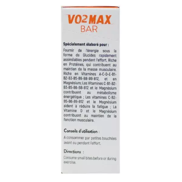 STC VO2 Max Bar Saveur Fruits Rouges 5 Unités