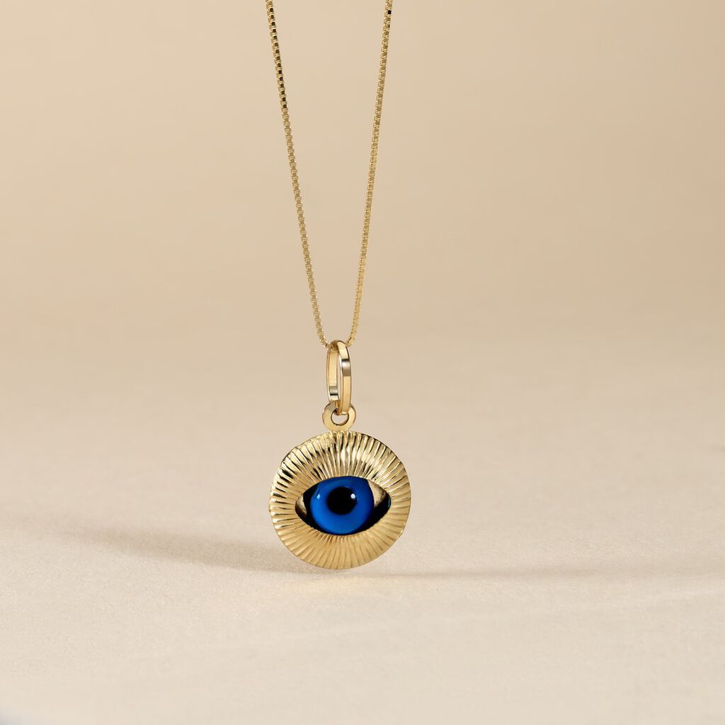 Pendentif Ivannie Oeil Or Jaune