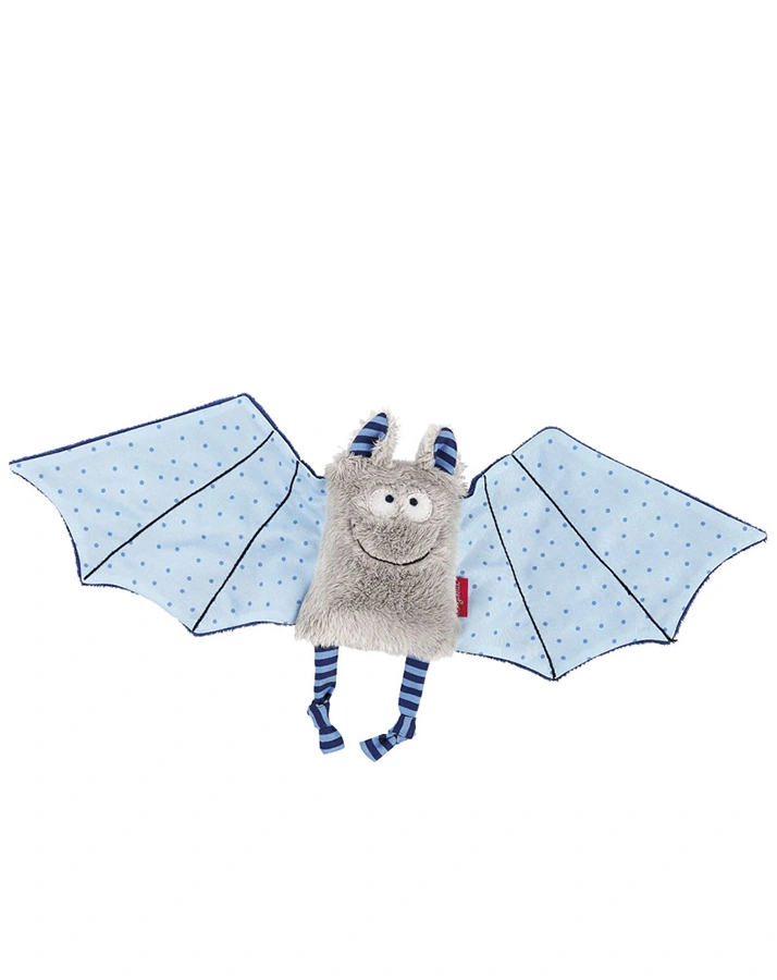 Schnuffeltuch FLEDERMAUS – BABY BITE ME in blau