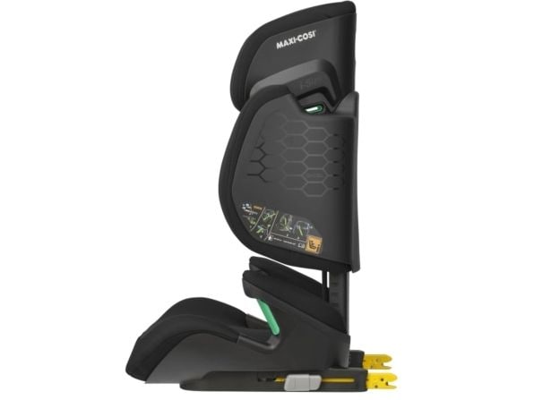 MAXI-COSI Kindersitz RodiFix M i-Size Basic Black Mitwachsender Kinderautositz Gruppe 2, 3