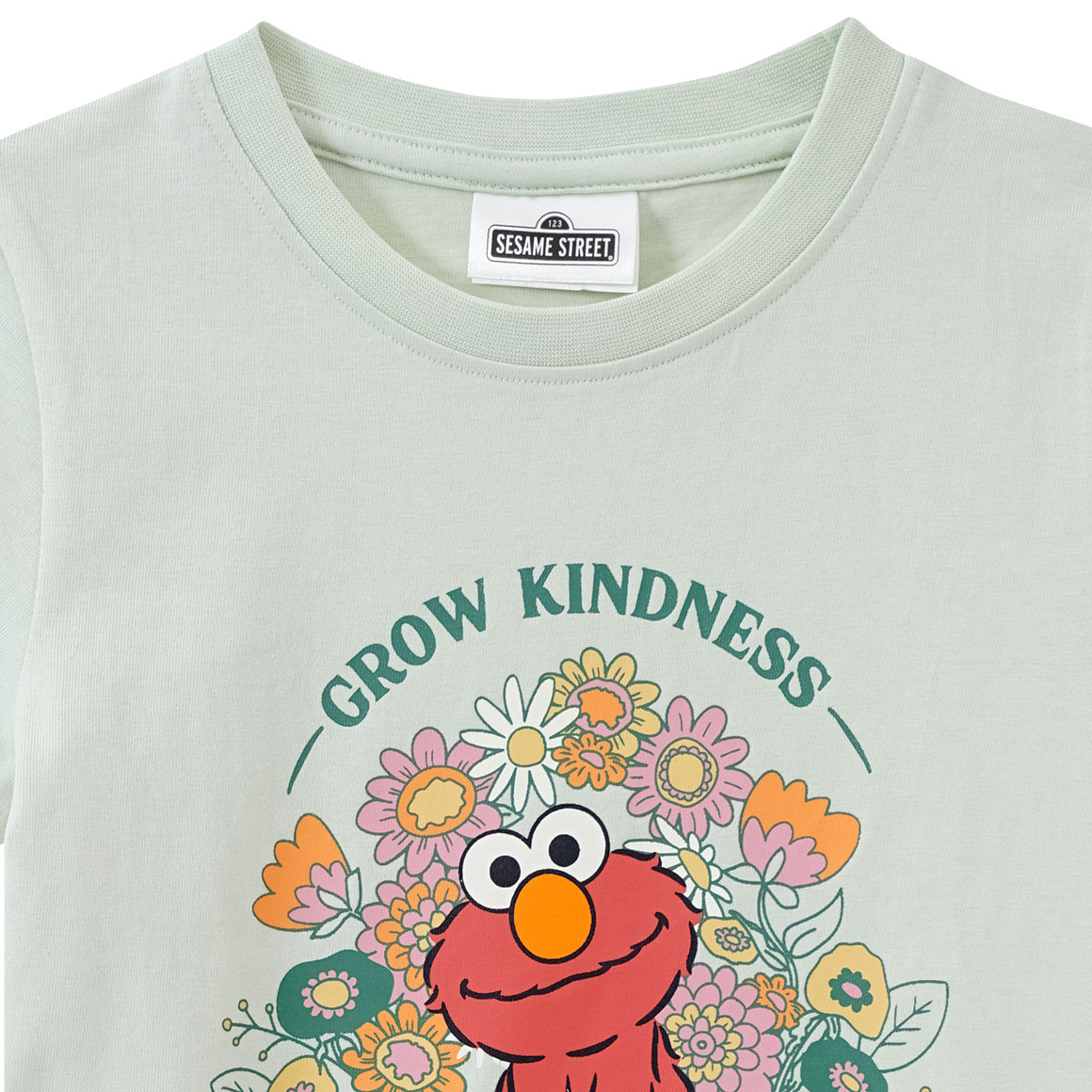 Topolino Sesamstraße T-Shirt mit Print hellgrün
