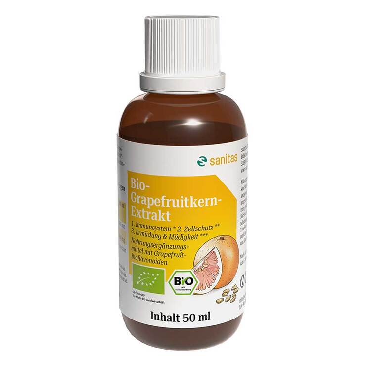 Grapefruit Kern Extrakt Bio Lösung, 50 ml