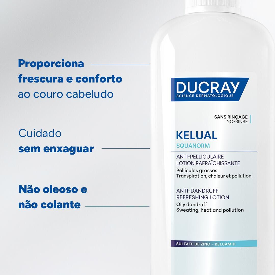 KELUAL SQUANORM Anticaspa Loção Refrescante - 190ml