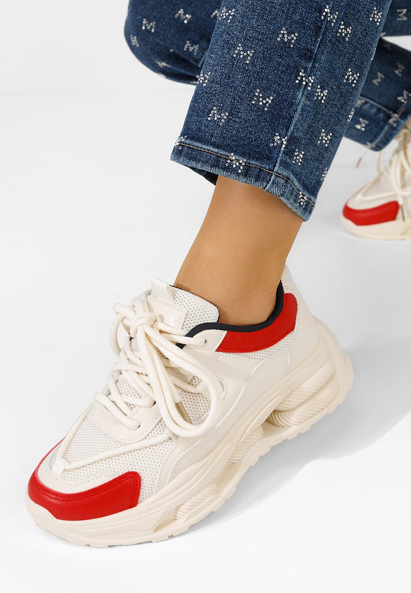 Baskets pour femme beige Shaquana
