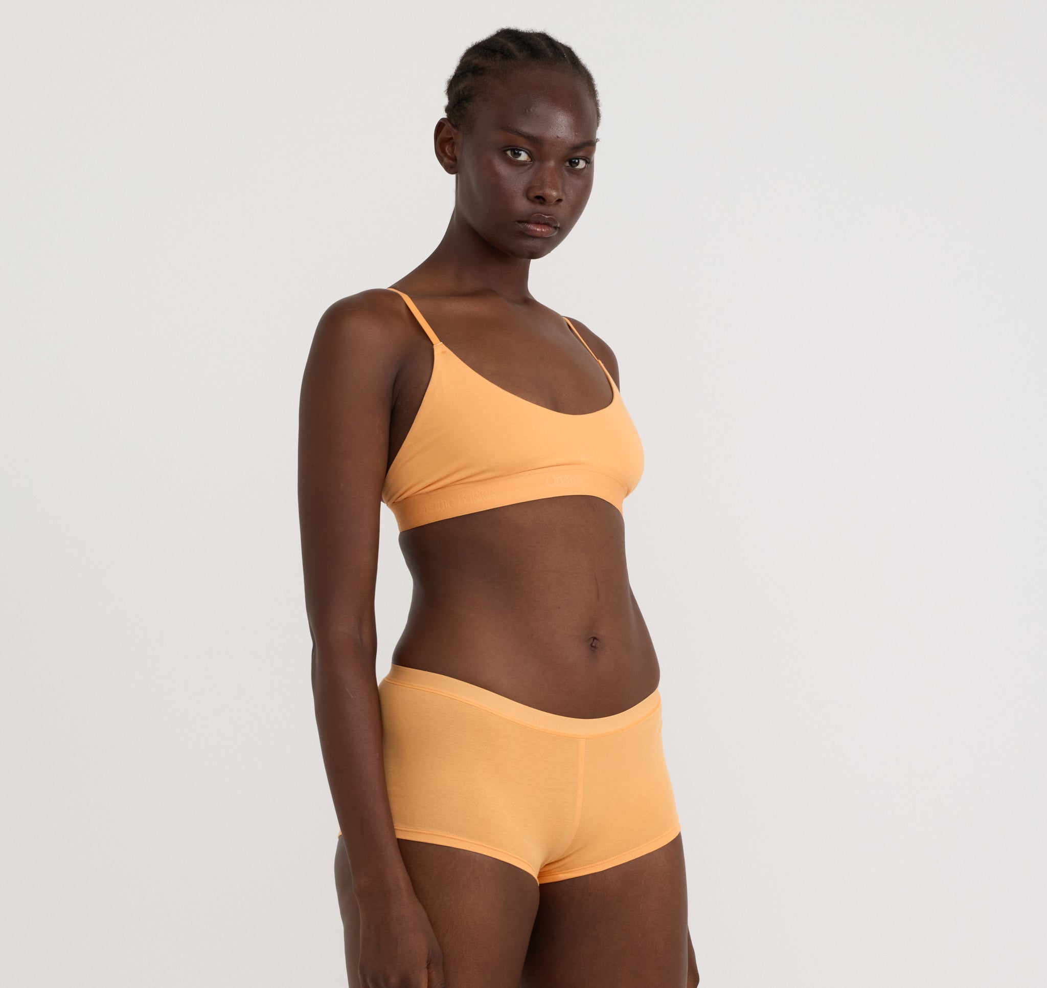 ORGANIC COTTON<br>Core Open Back Scoop Bralette