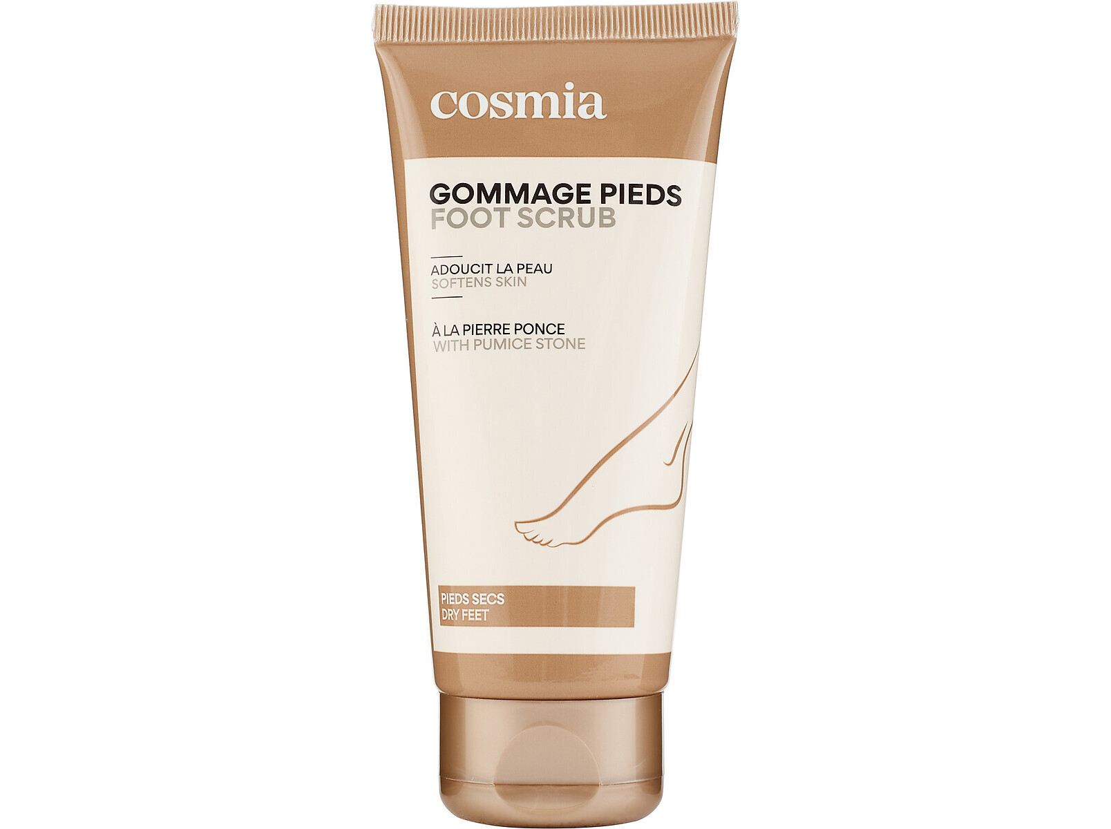 ESFOLIANTE COSMIA PÉS SECOS 100ML