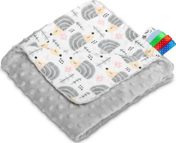 Sensillo MINKY BLANKET 75x100 GRAY BLANKERS 4306/4261