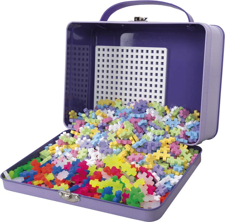 PLUS-PLUS Plus Plus Suitcase metal pastel