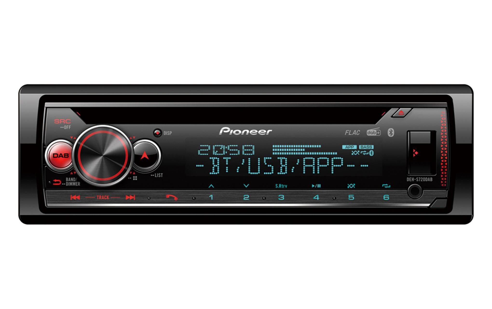 Autoradio DEH-S720DAB 1 DIN<br>Autoradio mit DAB+-Tuner