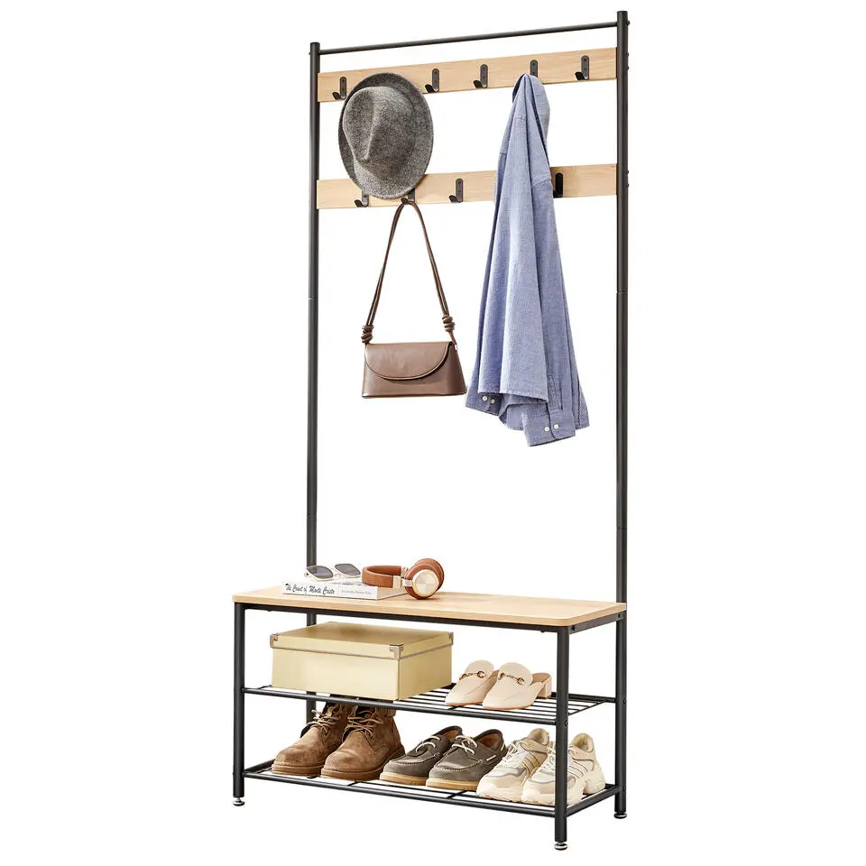 Garderoberek - 175 cm - 85 cm - lichte Eik Kleur