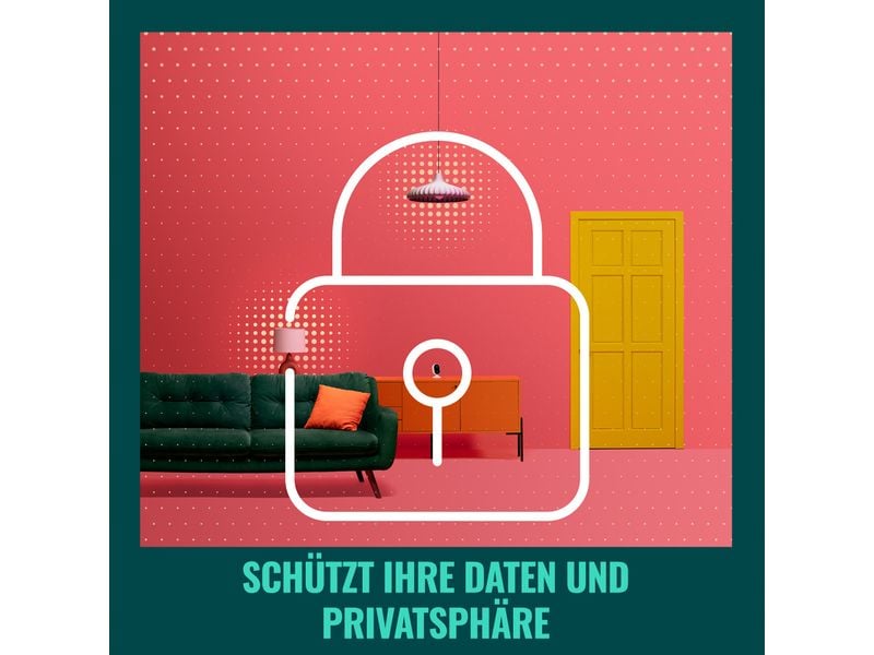 WiZ Outdoor Camera mit WiFi Einzelpack Aussenwandleuchte mit Kamera