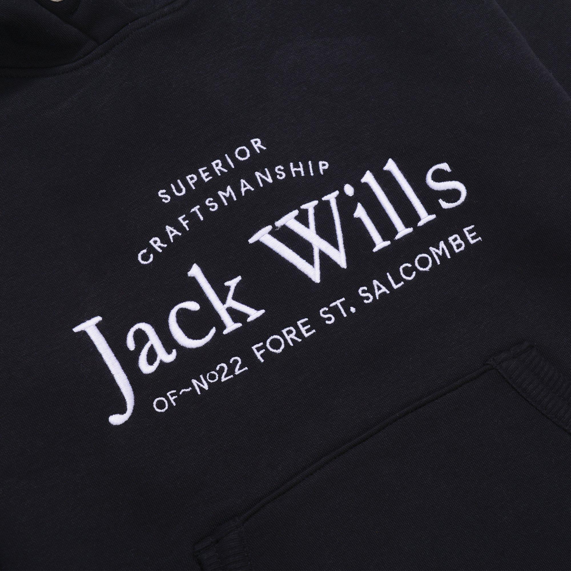 Jack Wills Kids Girls Logo Script Hoodie