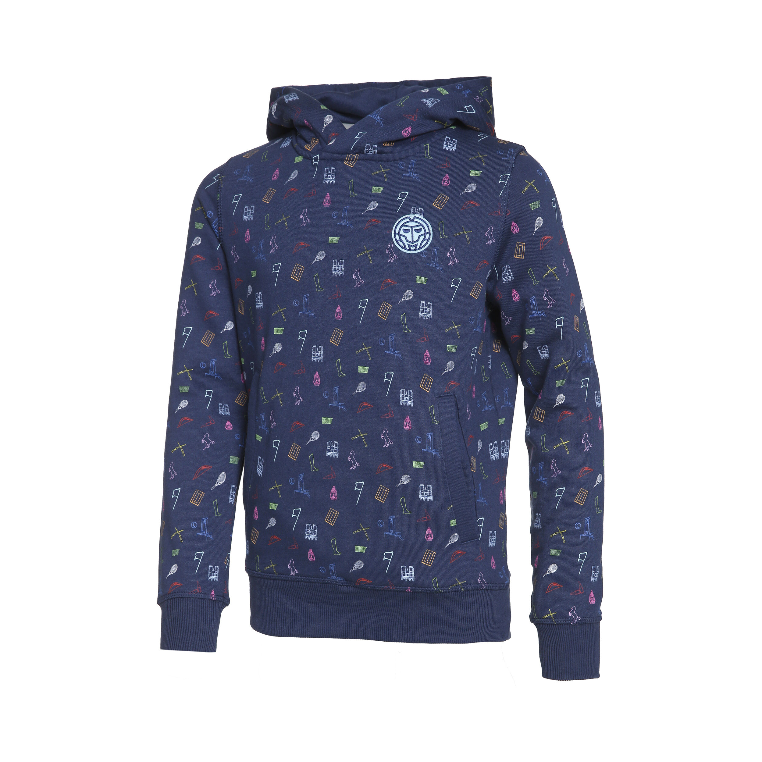 BIDI BADU Rafiki Lifestyle Sweat À Capuche Garçons - Bleu Foncé , Multicouleur