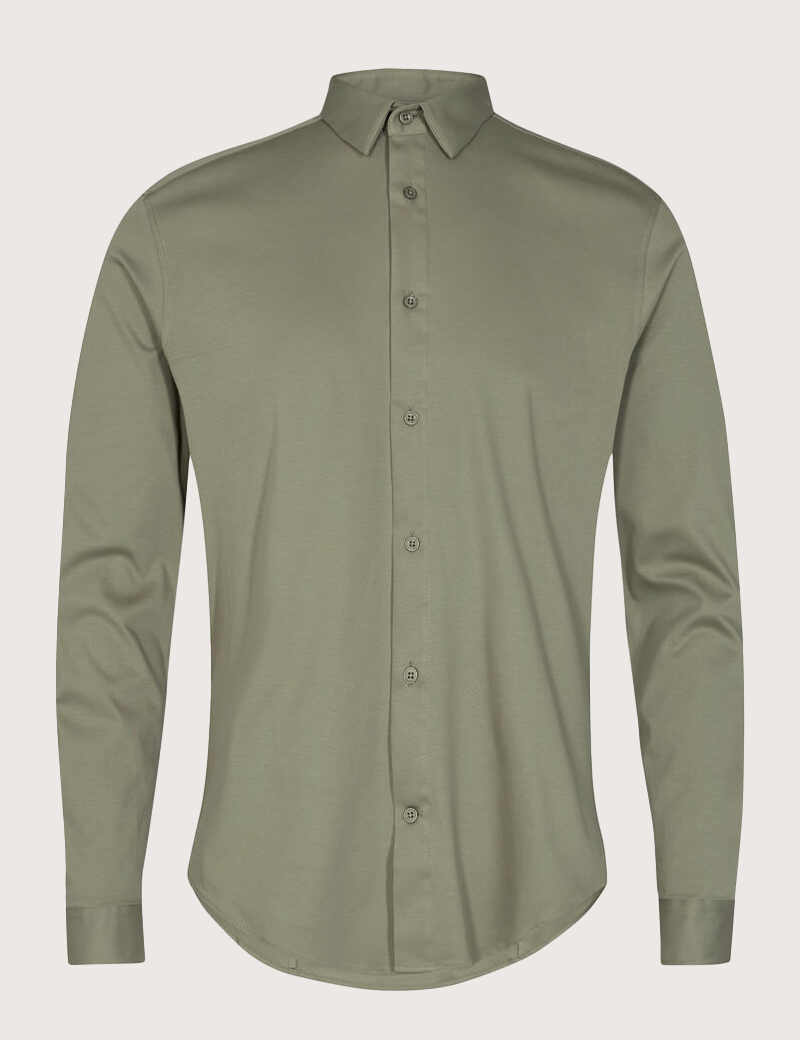 MOS MOSH CHEMISE HOMME MARCO JERSEY DUCH KHAKI