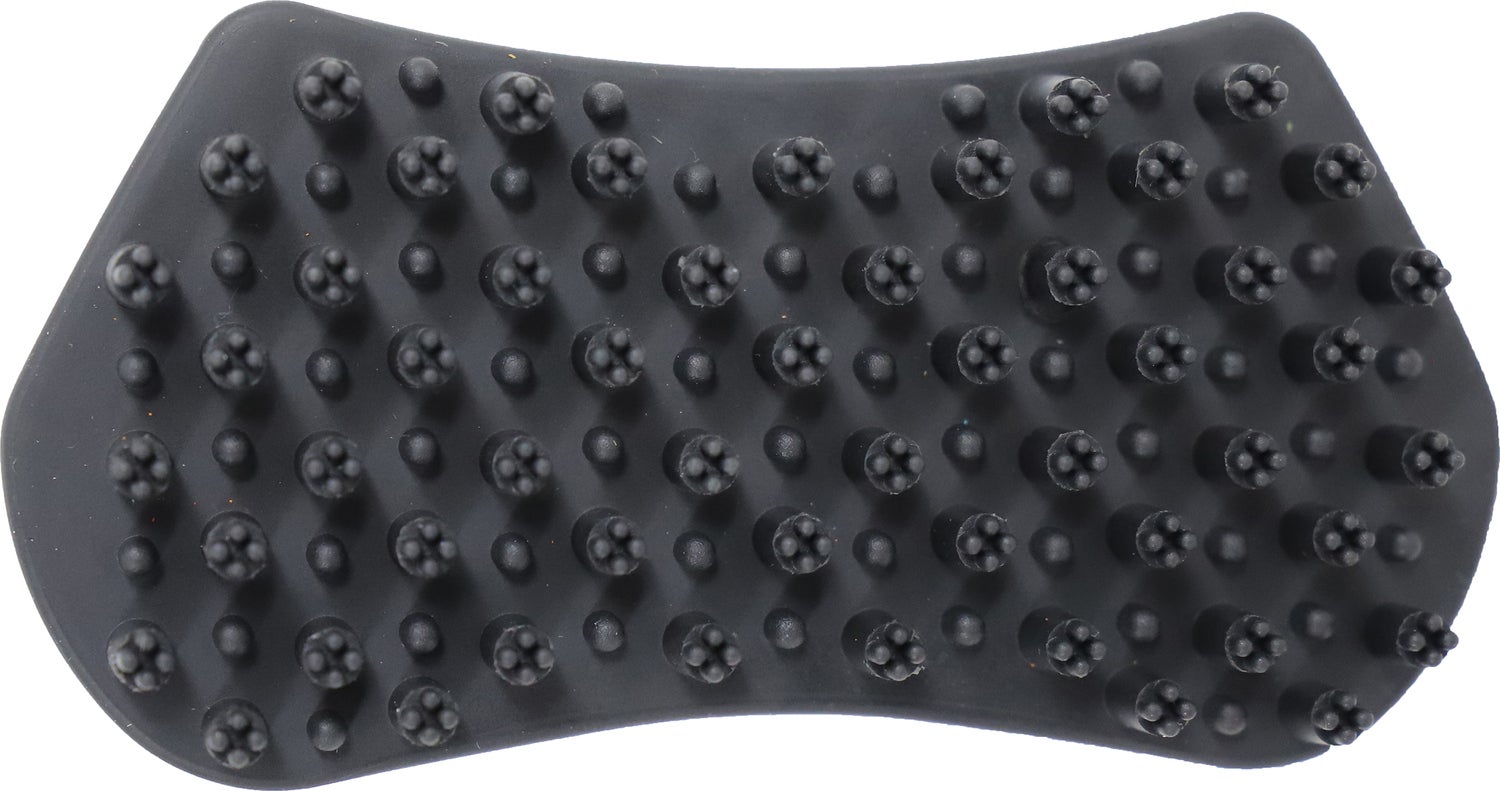 Boon hondenborstel rubber zwart