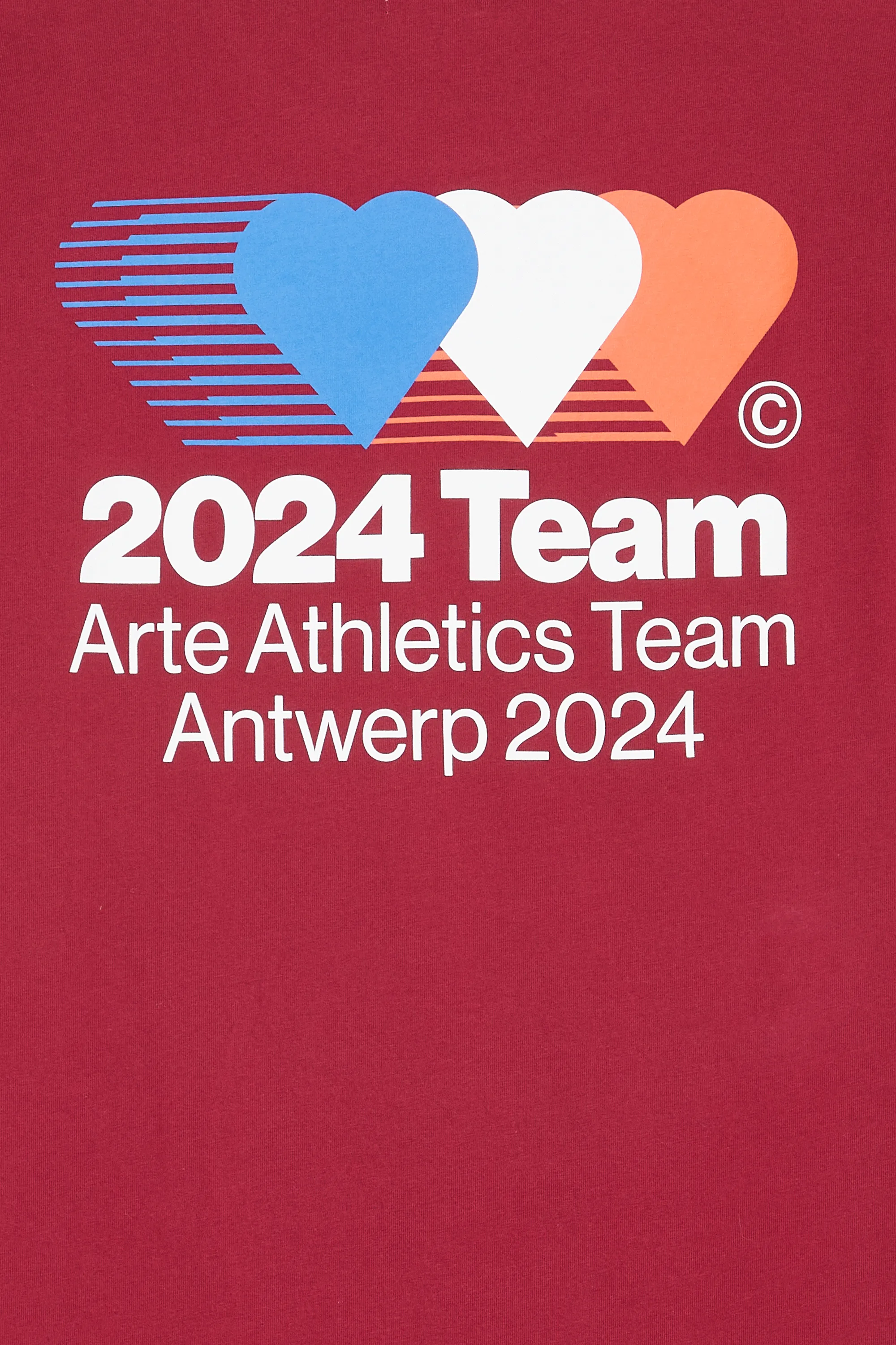 ARTE ANTWERP T-shirt  Teo Back Team  Rouge